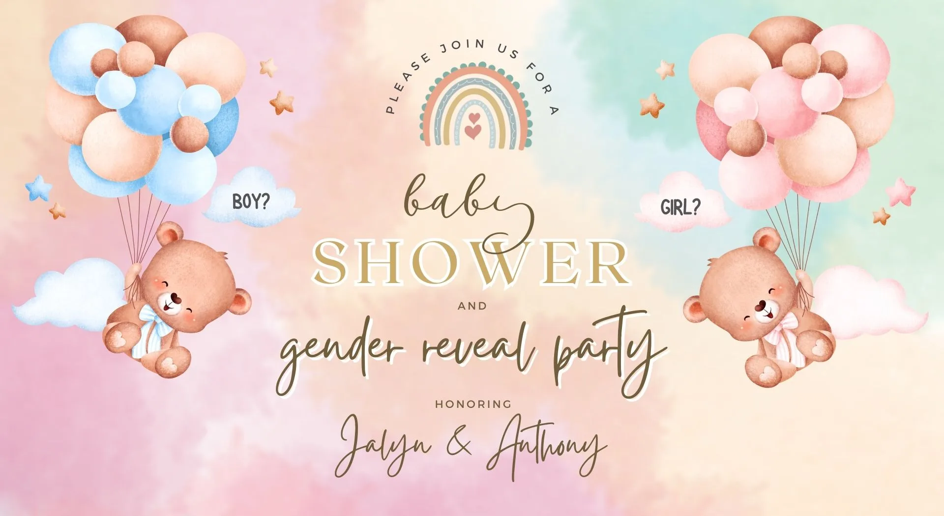 Baby Shower + Gender Reveal Party for Baby Firrantello